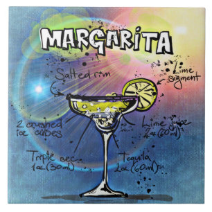 Margarita Recipe Blue Bar Tile