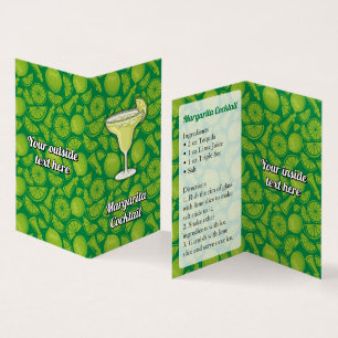Margarita Recipe Business Card