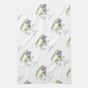 MARGARITA RECIPE COCKTAIL ART TEA TOWEL