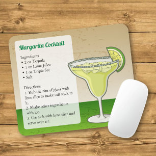 Margarita Recipe Mouse Mat