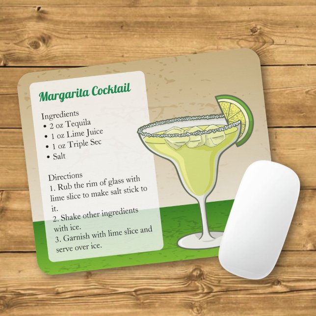 Margarita Recipe Mouse Mat (Creator Uploaded)