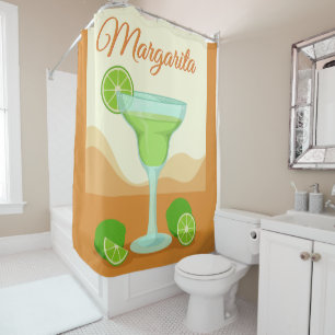 “Margarita” shower curtain