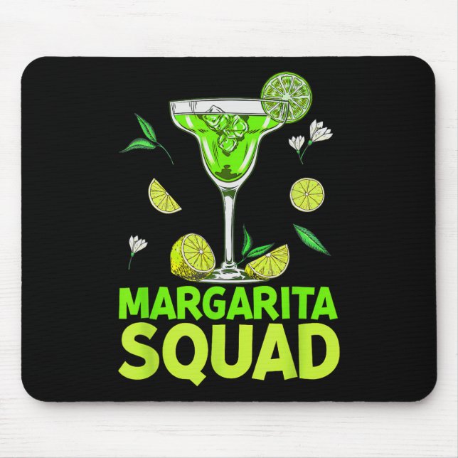 Margarita Squad Cinco De Mayo Costumes For Mexican Mouse Mat (Front)