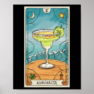 Margarita Tarot Card Cinco De Mayo Party  Poster