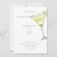 Margarita Texas Style Gold Text Wedding