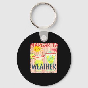 Margarita weather cocktail hawaii summer vacation key ring