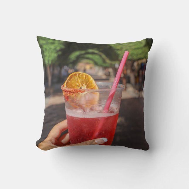 Margarita with View of the Tree Arch | Loreto Cushion (Front)