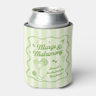 Margaritas and matrimony bachelorette can cooler