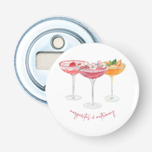 Margaritas and Matrimony Colorful Margaritas Bottle Opener
