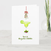 Margaritas and Mistletoe Christmas Greeting