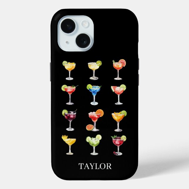 Margaritas Anyone Monogrammed  Case-Mate iPhone Case (Back)