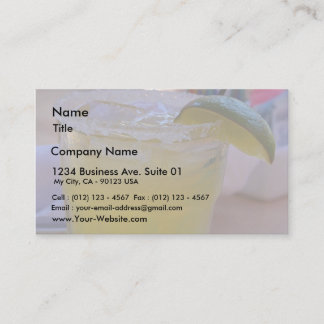 Margaritas Ice Drinks Business Card