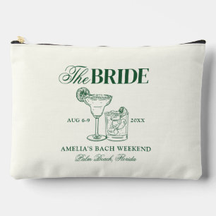Margaritas & Matrimony Bachelorette The Bride Accessory Pouch