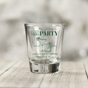 Margaritas & Matrimony Bachelorette The Party Shot Glass