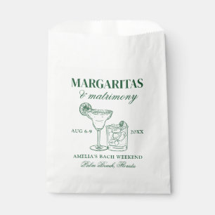 Margaritas & Matrimony Bachelorette Weekend Favour Bags
