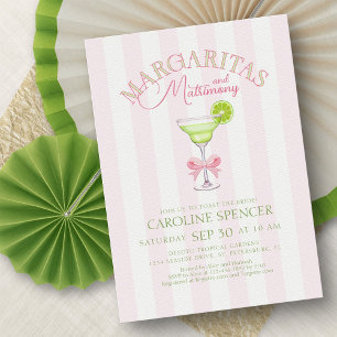 Margaritas Matrimony Bridal Shower Invitation