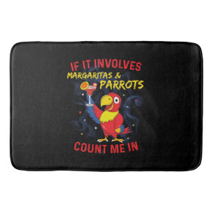 Margaritas & Parrots Bath Mat