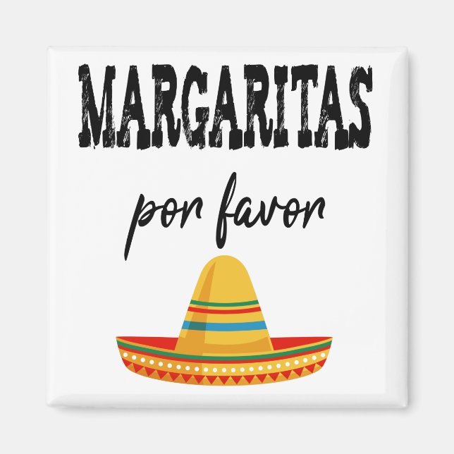 Margaritas Por Favour Cinco De Mayo 2021 Magnet (Front)