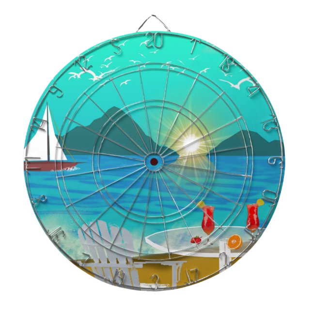 Margaritaville Dartboard (Front)