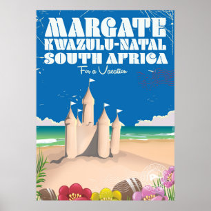 Margate, KwaZulu-Natal South Africa travel print