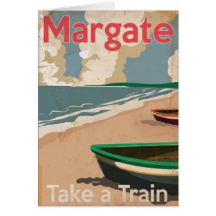 Margate Vintage locomotive Travel Poster