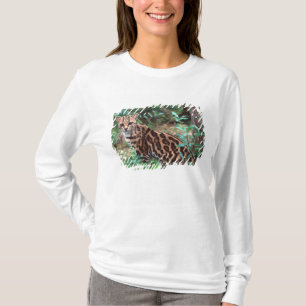 Margay, Leopardus wiedi, Native to Mexico into T-Shirt