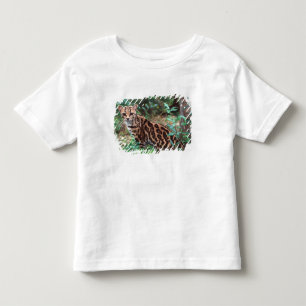 Margay, Leopardus wiedi, Native to Mexico into Toddler T-Shirt