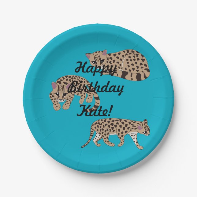 Margays Paper Plate (Front)