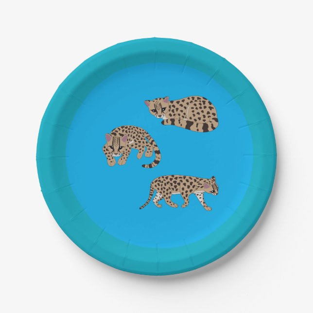 Margays Paper Plate (Front)