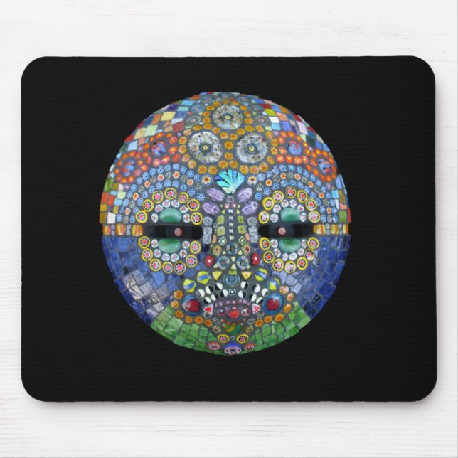 Marge Mosaic Mask Mouse Mat (Front)
