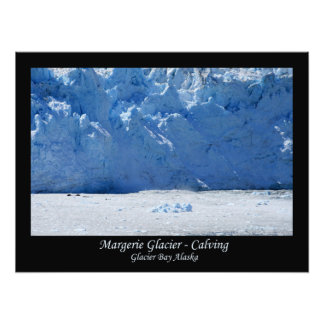 Margerie Glacier Calving/Glacier Bay Alaska Photo Print