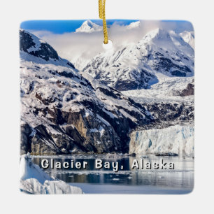 Margerie Glacier, Glacier Bay, Cruising Alaska, Ceramic Ornament