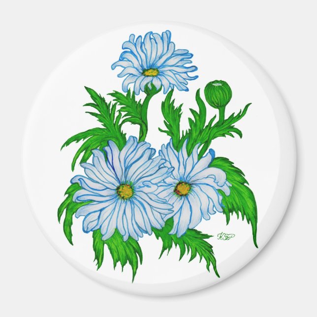 Margeriten Blume Magnet (Front)