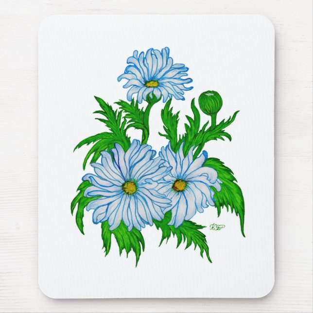 Margeriten Blume Mouse Mat (Front)