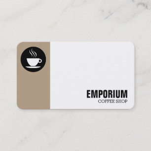 Margin Circle - Coffee b69f85 Business Card