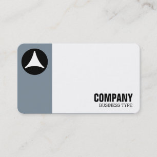 Margin Circle - Geometric - Cool Grey 7e8f9c Business Card