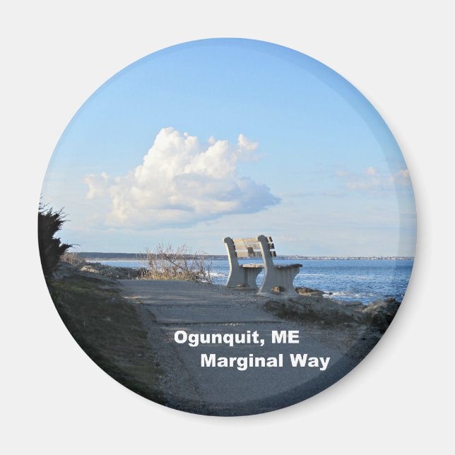 Marginal Way, Ogunquit, Maine Magnet (Front)
