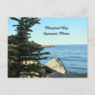 Marginal Way, Ogunquit, Maine Postcard