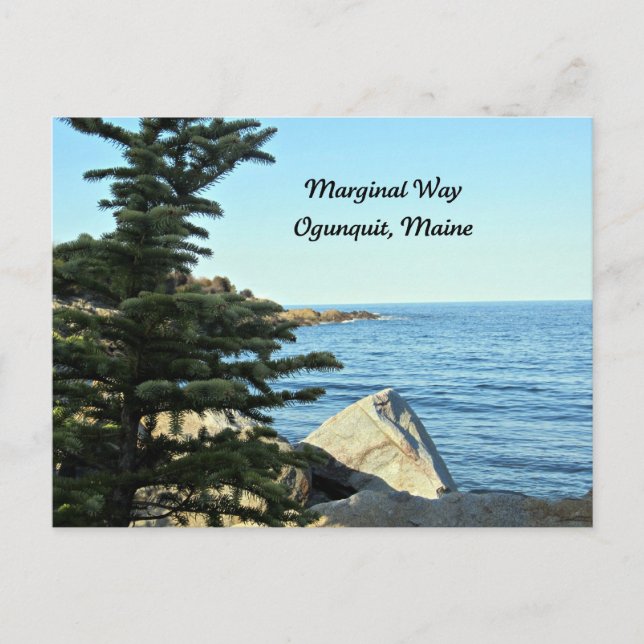 Marginal Way, Ogunquit, Maine Postcard (Front)