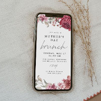 MARGOT Dusty Rose Blush Floral Mother's Day Brunch