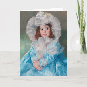 Margot in Blue   Mary Cassatt Card