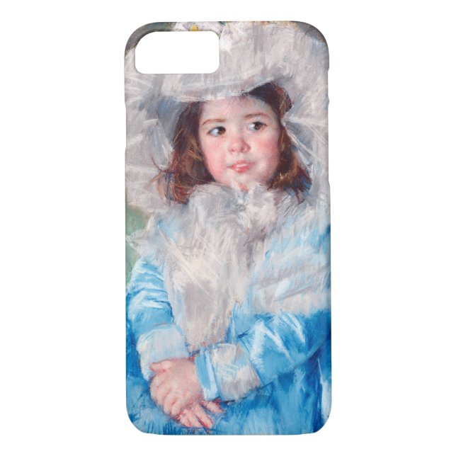 Margot in Blue, Mary Cassatt Case-Mate iPhone Case (Back)