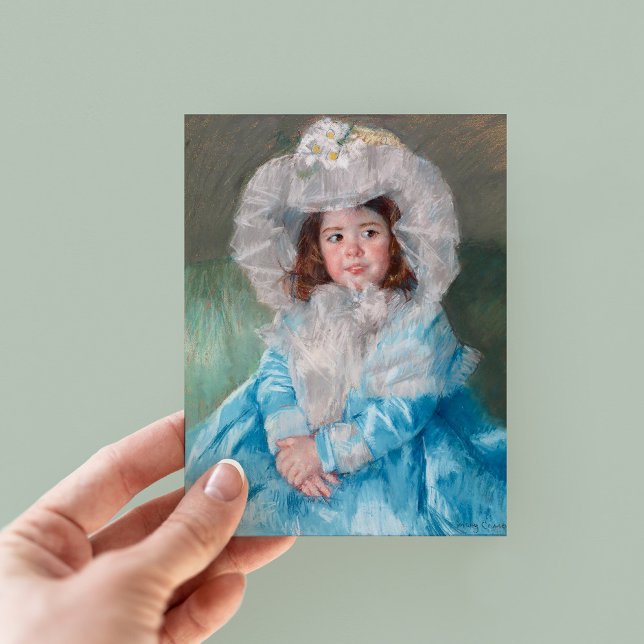 Margot in Blue | Mary Cassatt Postcard (Creator Uploaded)