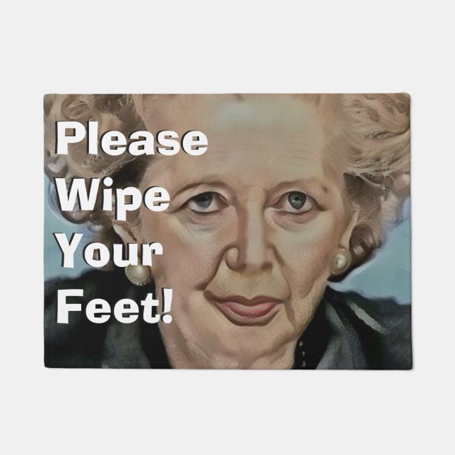 Margret Thatcher Doormat (Front)