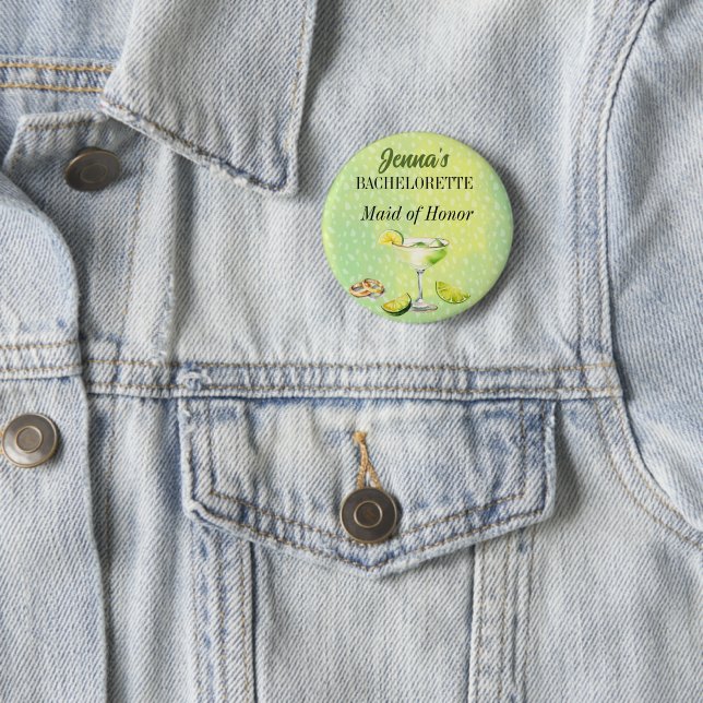 Margs and Matrimony Bachelorette Party  6 Cm Round Badge (In Situ)