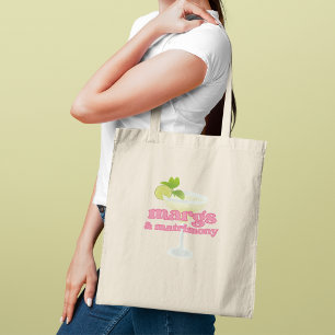 Margs and Matrimony Bachelorette Party Tote Bag