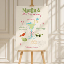 Margs and Matrimony Bachelorette Welcome Sign, Mar
