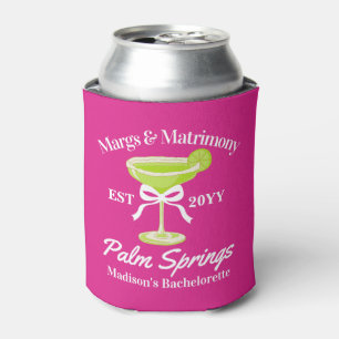 Margs and Matrimony Margaritas Bachelorette Party Can Cooler