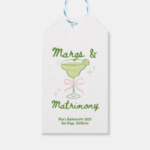Margs & Matrimony Bachelorette Custom Gift Tags