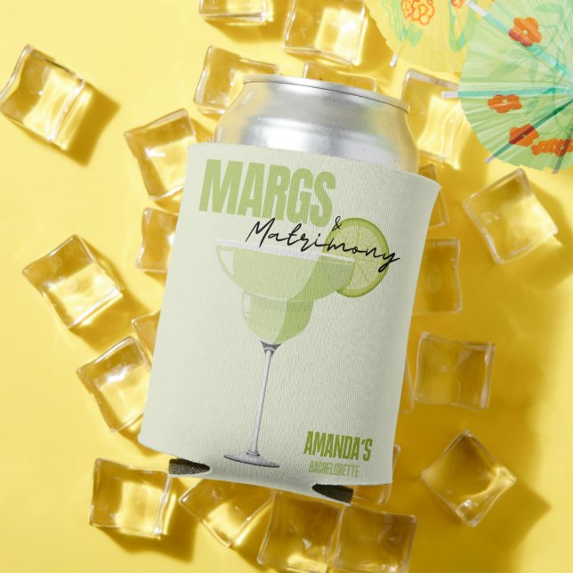 Margs & Matrimony Bachelorette Favours Can Cooler (In Situ Summer)